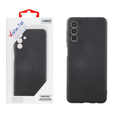 VOLTE-TEL ΘΗΚΗ SAMSUNG A04s A047/A13 5G A136 6.5" CARBON CAMERA PROTECTIVE BLACK