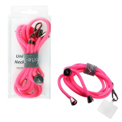 VOLTE-TEL NECK STRAP - ΛΟΥΡΑΚΙ ΛΑΙΜΟΥ ΓΙΑ ΘΗΚΕΣ ΦΩΣΦΟΡΟΥΧΟ ΡΟΖ VT15