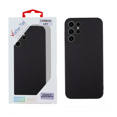 VOLTE-TEL ΘΗΚΗ SAMSUNG S24 ULTRA 5G S928 6.8" CARBON LIFT FULL CAMERA PROTECTION BLACK