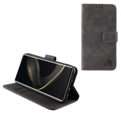 LIME ΘΗΚΗ HUAWEI NOVA 11 PRO 4G 6.78" ESSENTIAL MAGNET BOOK STAND CLIP GREY