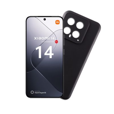 VOLTE-TEL ΘΗΚΗ XIAOMI 14 5G 6.36" SILICON TPU CAMERA GUARD BLACK