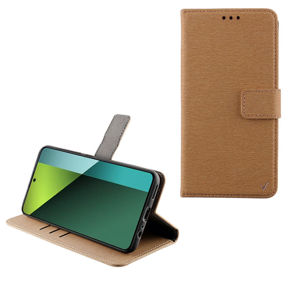 VOLTE-TEL ΘΗΚΗ XIAOMI REDMI NOTE 13 PRO 5G 6.67" ALLURE MAGNET BOOK STAND CLIP GOLD