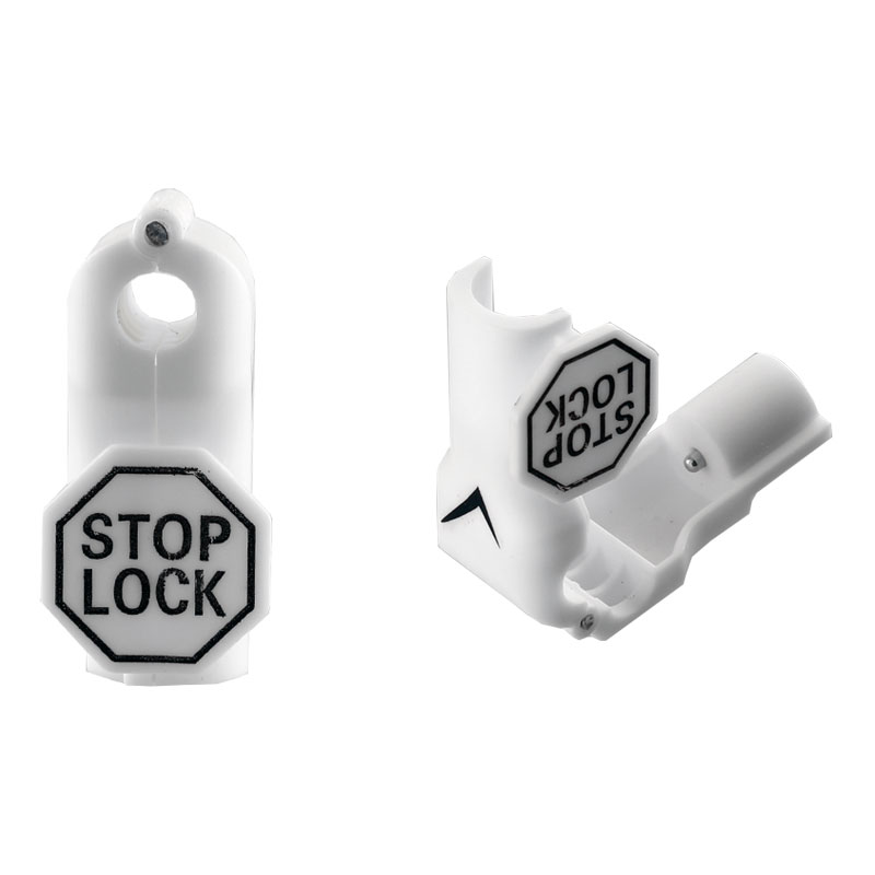 ΑΝΤΙΚΛΕΠΤΙΚΗ ΑΣΦΑΛΕΙΑ ΓΑΝΤΖΟΥ STOP LOCK 6mm WHITE VOLTE-TEL