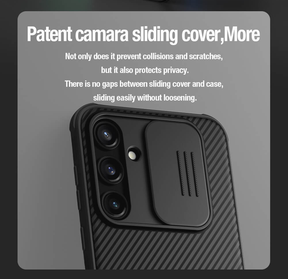 NILLKIN θήκη CamShield Pro για Samsung Galaxy A35, μαύρη - Image 2