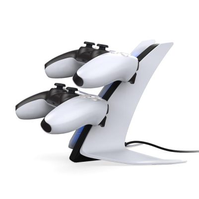 Zeroground CH-1500G Dual Charging Dock PS5 Λευκό