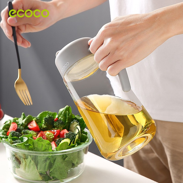 ECOCO γυάλινο δοχείο λαδιού-ξιδιού E1810, 1000ml, γκρι - Image 2