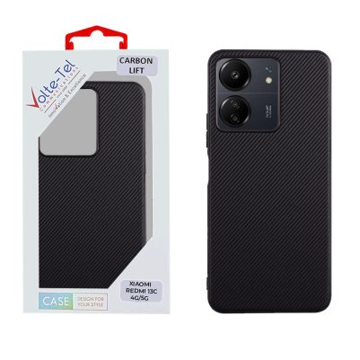 VOLTE-TEL ΘΗΚΗ XIAOMI REDMI 13C 4G/5G 6.74" CARBON LIFT FULL CAMERA PROTECTION BLACK