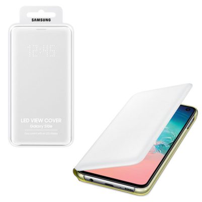 ΘΗΚΗ SAMSUNG S10e G970 LED VIEW COVER EF-NG970PWEGWW WHITE PACKING OR