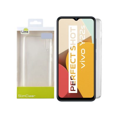 LIME ΘΗΚΗ VIVO Y22/Y22s 6.55" SLIMCLEAR TPU FULL CAMERA PROTECTION ΔΙΑΦΑΝΗ