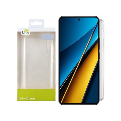 LIME ΘΗΚΗ XIAOMI POCO X6 5G 6.67" SLIMCLEAR TPU CAMERA GUARD ΔΙΑΦΑΝΗ