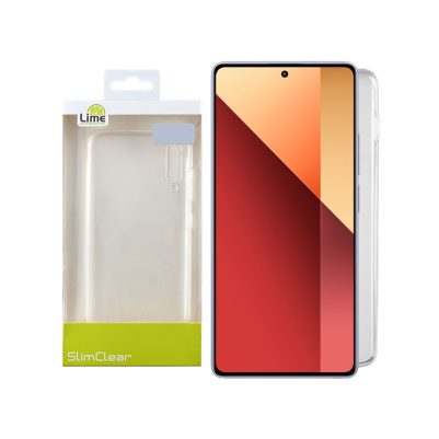 LIME ΘΗΚΗ XIAOMI REDMI NOTE 13 PRO 4G 6.67" SLIMCLEAR TPU CAMERA GUARD ΔΙΑΦΑΝΗ