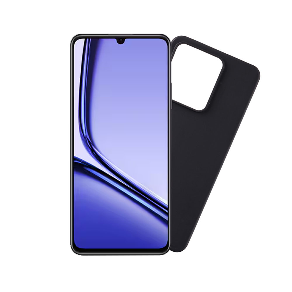 VOLTE-TEL ΘΗΚΗ REALME NOTE 50 6.74" SILICON TPU CAMERA GUARD BLACK