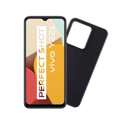 VOLTE-TEL ΘΗΚΗ VIVO Y22/Y22s 6.55" SILICON TPU CAMERA GUARD BLACK