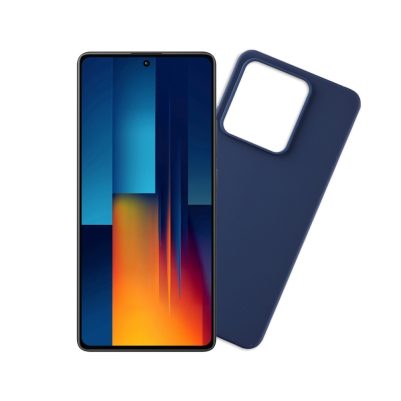 VOLTE-TEL ΘΗΚΗ XIAOMI POCO M6 PRO 4G 6.67" SILICON TPU CAMERA GUARD BLUE