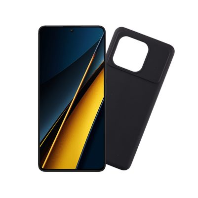 VOLTE-TEL ΘΗΚΗ XIAOMI POCO X6 PRO 5G 6.67" SILICON TPU CAMERA GUARD BLACK