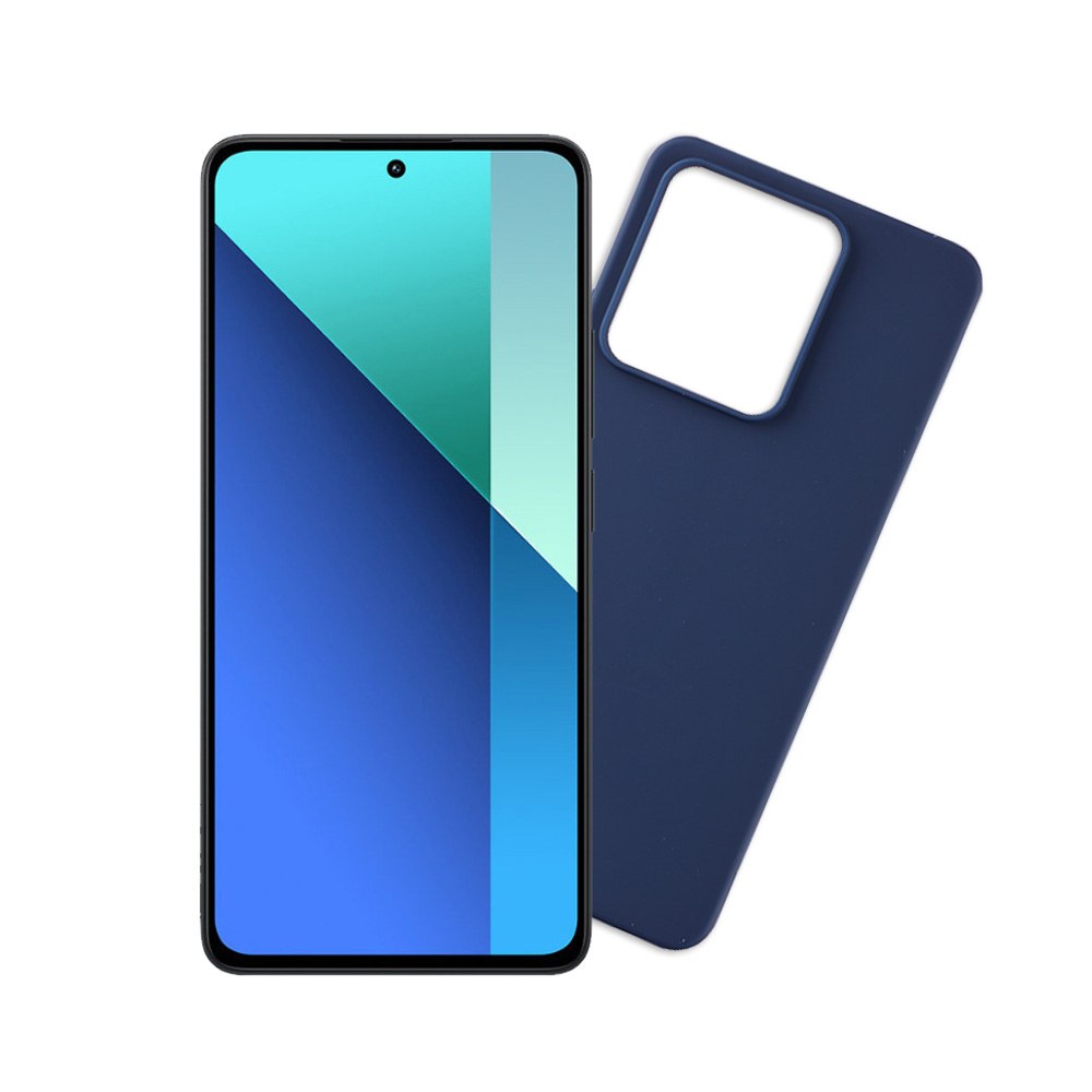 VOLTE-TEL ΘΗΚΗ XIAOMI REDMI NOTE 13 4G 6.67" SILICON TPU CAMERA GUARD BLUE