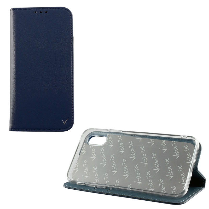 VOLTE-TEL ΘΗΚΗ IPHONE XS/X 5.8" POCKET MAGNET BOOK STAND BLUE