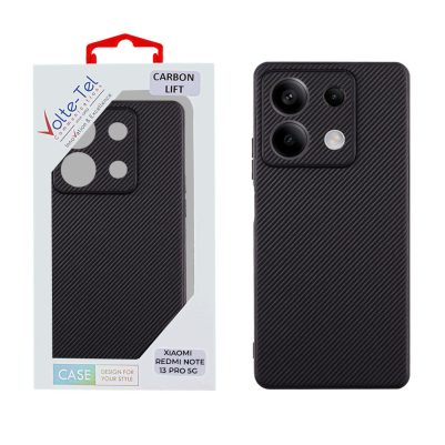 VOLTE-TEL ΘΗΚΗ XIAOMI REDMI NOTE 13 PRO 5G 6.67" CARBON LIFT FULL CAMERA PROTECTION BLACK
