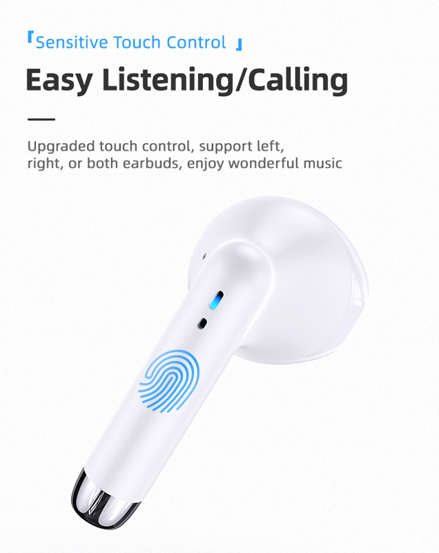 USAMS earphones IA04 με θήκη φόρτισης, True Wireless, Φ13mm, μαύρα - Image 2