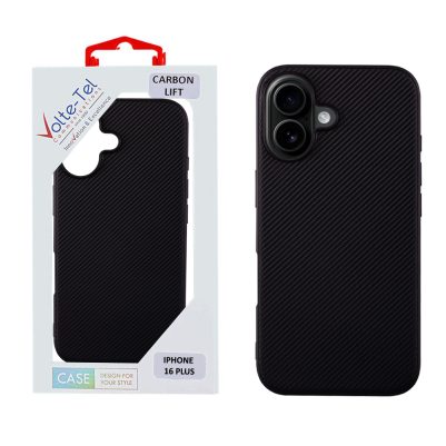 VOLTE-TEL ΘΗΚΗ IPHONE 16 PLUS 6.7" CARBON LIFT CAMERA GUARD BLACK