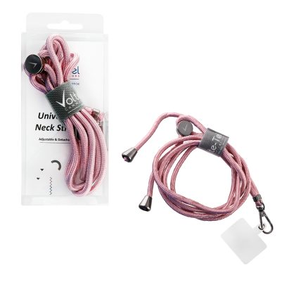 VOLTE-TEL NECK STRAP - ΛΟΥΡΑΚΙ ΛΑΙΜΟΥ ΓΙΑ ΘΗΚΕΣ ΡΟΖ ΧΡΥΣΟ VT31