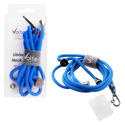 VOLTE-TEL NECK STRAP - ΛΟΥΡΑΚΙ ΛΑΙΜΟΥ ΓΙΑ ΘΗΚΕΣ ΛΑΜΠΕΡΟ ΜΠΛΕ VT07