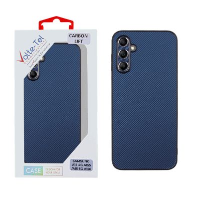 VOLTE-TEL ΘΗΚΗ SAMSUNG A15 4G A155/A15 5G A156 6.4" CARBON LIFT CAMERA GUARD BLUE
