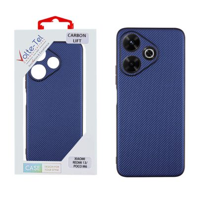 VOLTE-TEL ΘΗΚΗ XIAOMI REDMI 13/ POCO M6 4G 6,79" CARBON LIFT FULL CAMERA PROTECTION BLUE