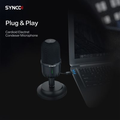 SYNCO επιτραπέζιο μικρόφωνο SY-V1M-CMIC, δυναμικό, καρδιοειδές, USB - Image 2