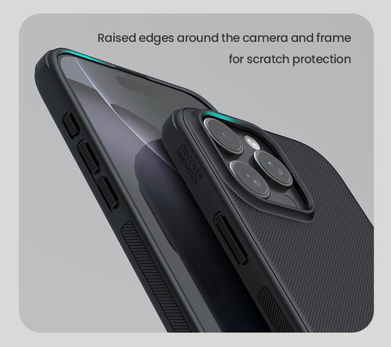 NILLKIN θήκη Super Frosted Shield Pro Magnetic για iPhone 16 Pro, μαύρη - Image 3