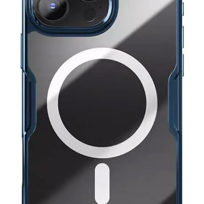 NILLKIN θήκη Nature TPU Pro Magnetic για iPhone 16 Pro Max, διάφανη-μπλε