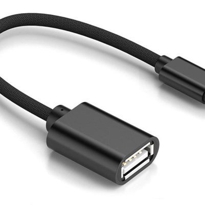 POWERTECH καλώδιο USB σε USB-C CAB-UC056, 480Mbps, 0.16m, μαύρο