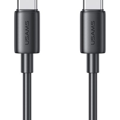 USAMS καλώδιο USB-C US-SJ711, 60W, 480Mbps, 1m, μαύρο