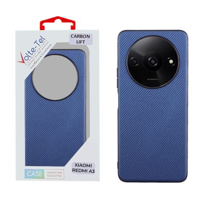 VOLTE-TEL ΘΗΚΗ XIAOMI REDMI A3 4G 6.71" CARBON LIFT CAMERA GUARD PROTECTION BLUE