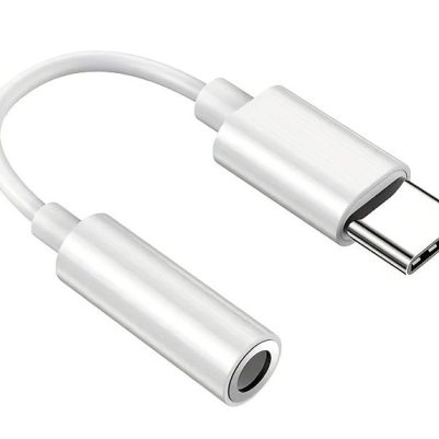 POWERTECH αντάπτορας USB-C σε 3.5mm CAB-UC088, λευκός