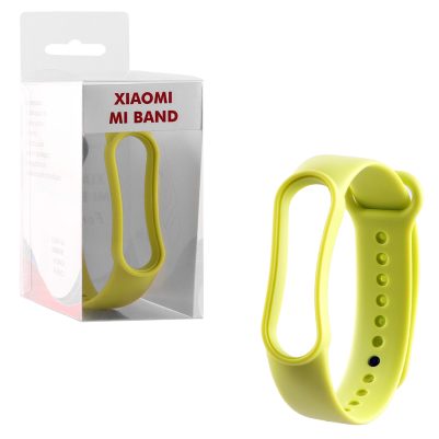 VOLTE-TEL ΛΟΥΡΑΚΙ ΡΟΛΟΓΙΟΥ ΣΙΛΙΚΟΝΗΣ XIAOMI MI BAND 5/MI BAND 6 YELLOW GREEN