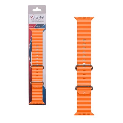 VOLTE-TEL ΛΟΥΡΑΚΙ ΡΟΛΟΓΙΟΥ APPLE WATCH 42/44/45/49mm OCEAN BAND LOOP ORANGE VT107