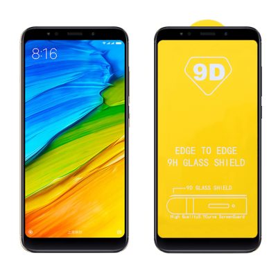 IDOL 1991 TEMPERED GLASS XIAOMI REDMI 5 PLUS 5.99" 9H 0.25mm 9D FULL GLUE SPECIAL FULL COVER BLACK