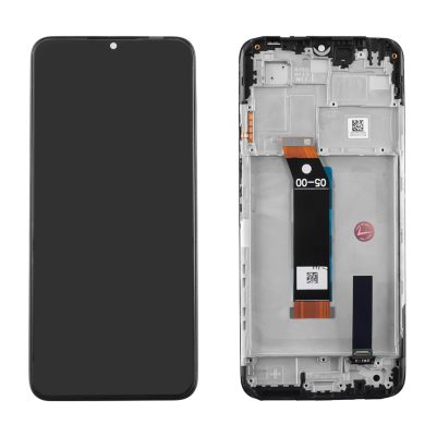 XIAOMI POCO M4 5G/M5 4G/REDMI 10 5G ΟΘΟΝΗ + TOUCH SCREEN + LENS + FRAME BLACK 3P OR