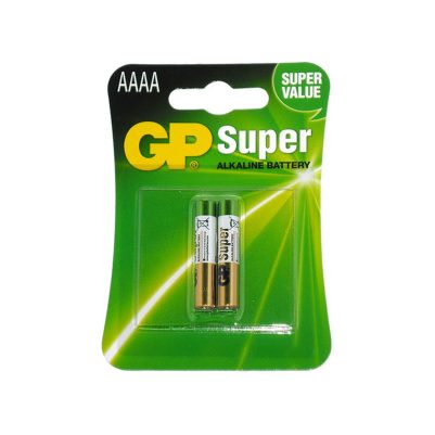 GP ΜΠΑΤΑΡΙΕΣ ΑΛΚΑΛΙΚΕΣ LR08/SIZE AAAA 25A/ LR61/ LR8D425/MN2500/ MX2500/ E96 2/BLISTER