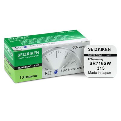 SEIZAIKEN SEIKO ΜΠΑΤΑΡΙΕΣ ΡΟΛΟΓΙΟΥ SR67 /315/SR716/V315 SILVER OXIDE 1.55V 1 ΤΕΜ/BLISTER