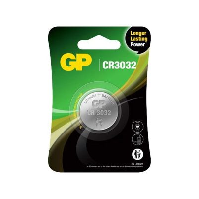 GP ΜΠΑΤΑΡΙΕΣ ΝΟΜΙΣΜΑΤΟΣ ΛΙΘΙΟΥ 3V CR3032 1/BLISTER