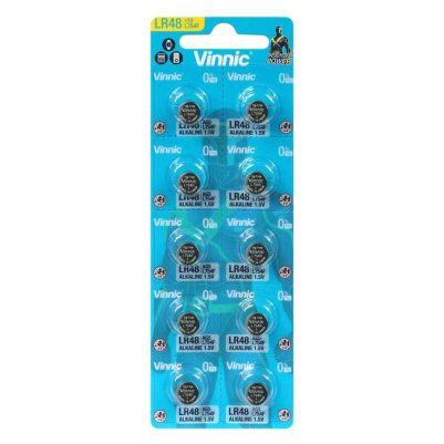 VINNIC ΜΠΑΤΑΡΙΕΣ ΡΟΛΟΓΙΟΥ LR48 /193/LR754/G5/AG5 1.5V ΑΛΚΑΛΙΚΕΣ 1 ΤΕΜ. 10/BLISTER