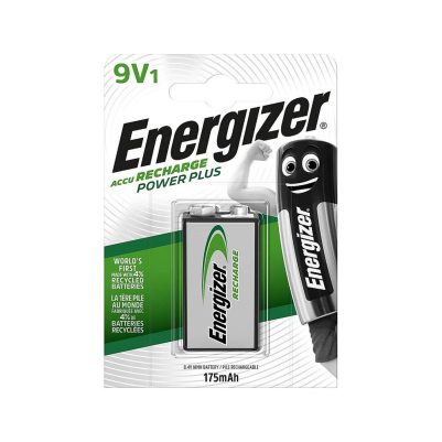 ENERGIZER ΕΠΑΝΑΦΟΡΤΙΖΟΜΕΝΕΣ ΜΠΑΤΑΡΙΕΣ ΝΗ22-175 175mAh Ni-Mh 6F22/9V 8.4V 1/BLISTER