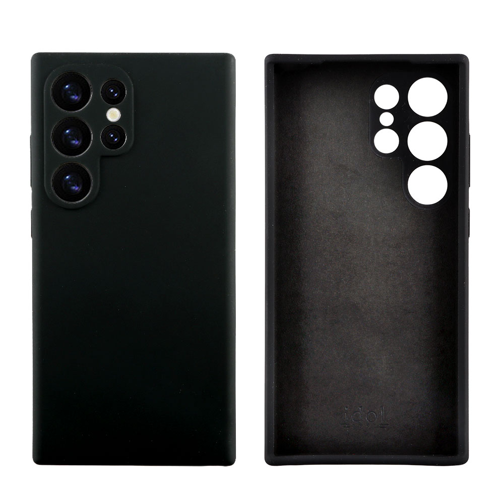 IDOL 1991 ΘΗΚΗ SAMSUNG S24 ULTRA 5G S928 6.8" VELVET ELITE TPU 4 SIDE FULL CAMERA PROTECTION BLACK
