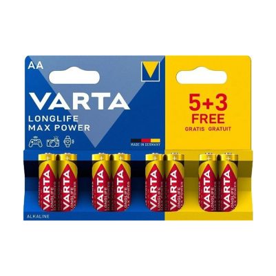 VARTA ΑΛΚΑΛΙΚΕΣ ΜΠΑΤΑΡΙΕΣ LR03/SIZE AAA 1.5V ALKALINE MAX POWER 4703 8/BLISTER
