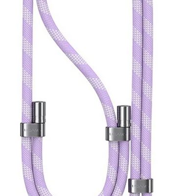 USAMS κορδόνι λαιμού για κινητά ZB316, 160cm, universal, μωβ