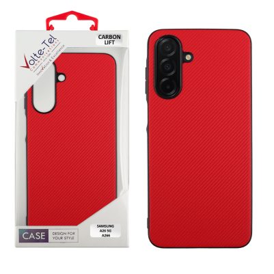 VOLTE-TEL ΘΗΚΗ SAMSUNG A26 5G A266 6.64" CARBON LIFT FULL CAMERA PROTECTION RED