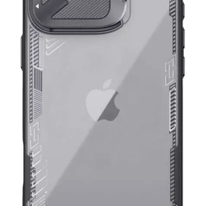 NILLKIN θήκη Iceblade Prop για iPhone 16 Pro Max, διάφανη-μαύρη
