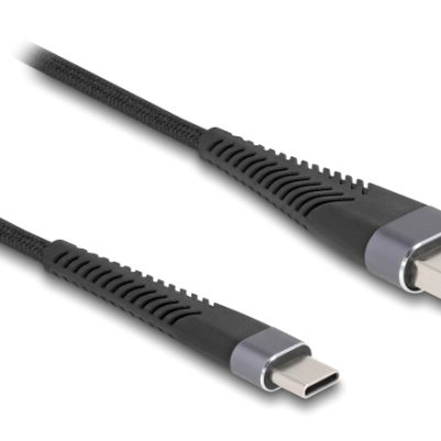 DELOCK καλώδιο USB σε USB-C 81122, 60W, 480Mbps, 2m, μαύρο